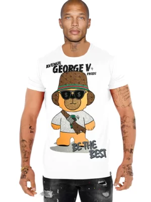 GV CAMISETA OSO MARRON BRILLO